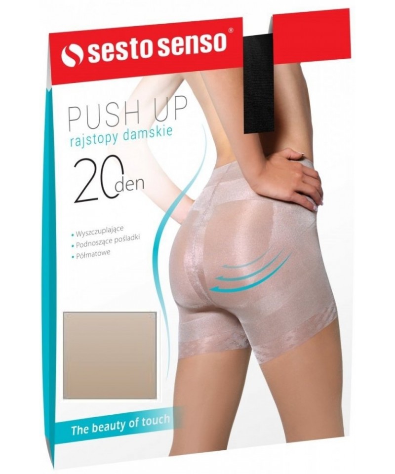 Sesto Senso Push Up 20 DEN Punčochové kalhoty, 3, Antilope
