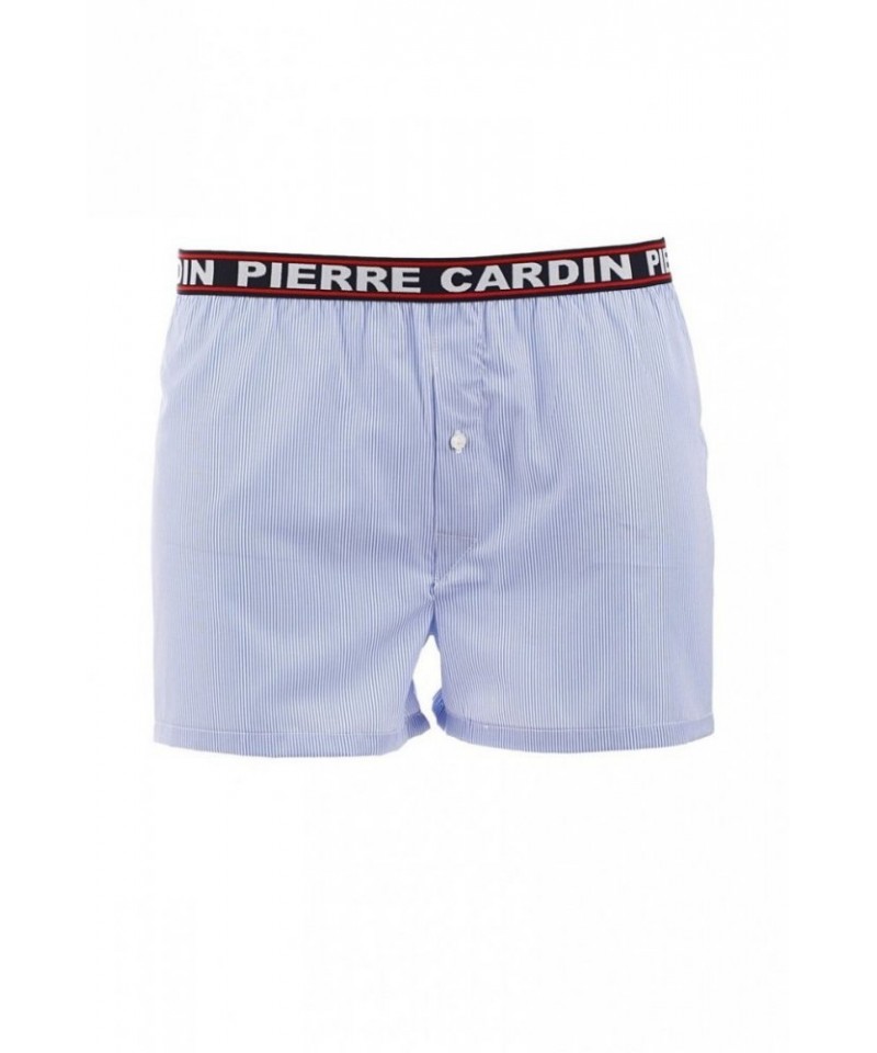 Pierre Cardin P2 blankytně pruhy Pánské šortký, XXL, světle modře-bílá