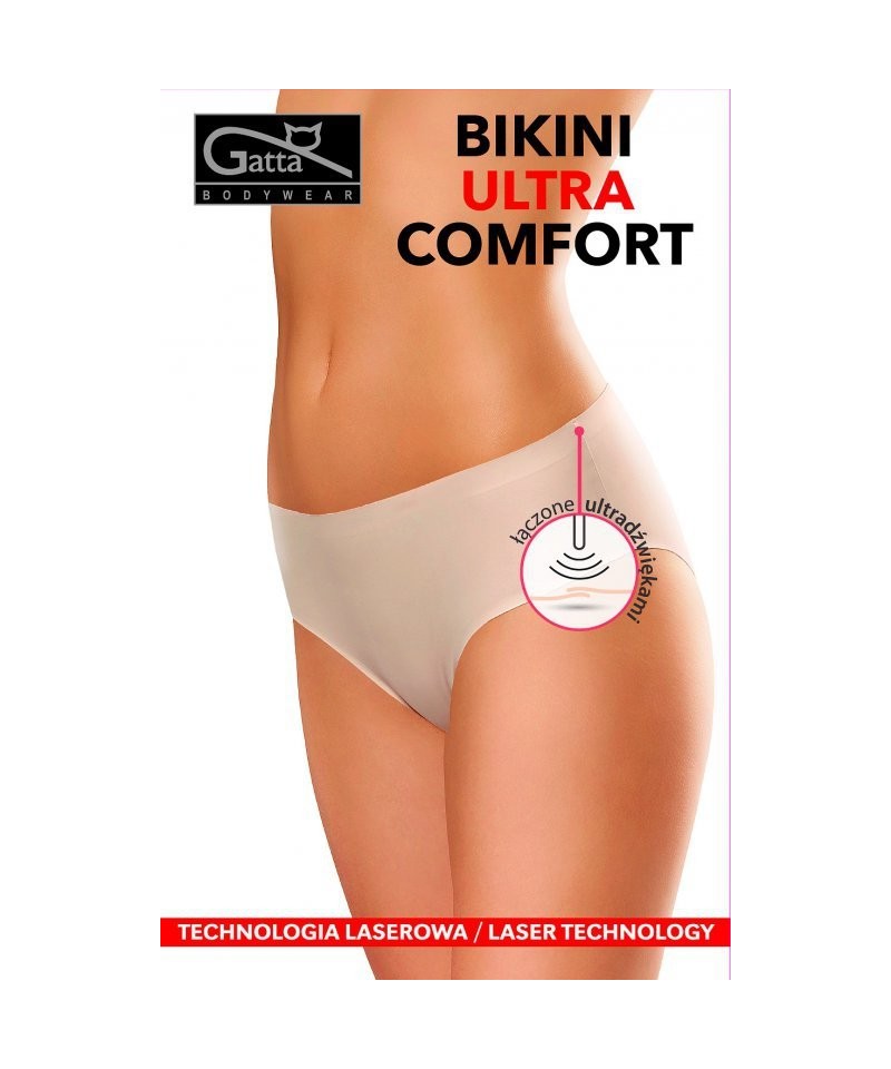 Gatta 41591 Bikini Ultra Comfort dámské kalhotky, L, beige/odc.beżowego