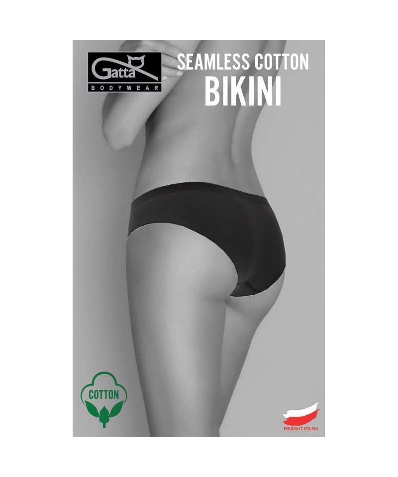 Gatta Seamless Cotton Bikini 41640 dámské kalhotky, L, light nude/odc.beżowego