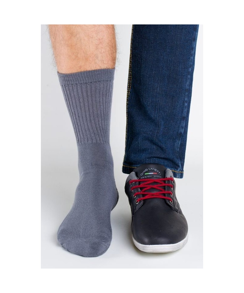 Regina Socks Polofroté Bambus Pánské ponožky, 43-46, šedá