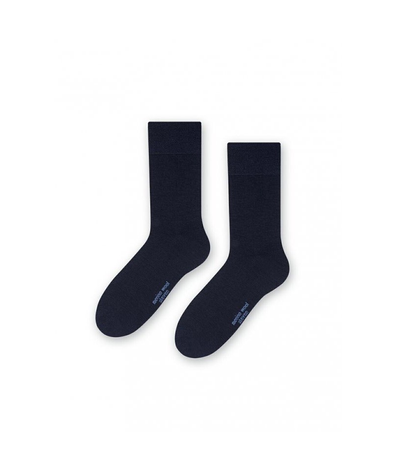 Steven Wool art.130 Pánské ponožky, 44-46, modrá