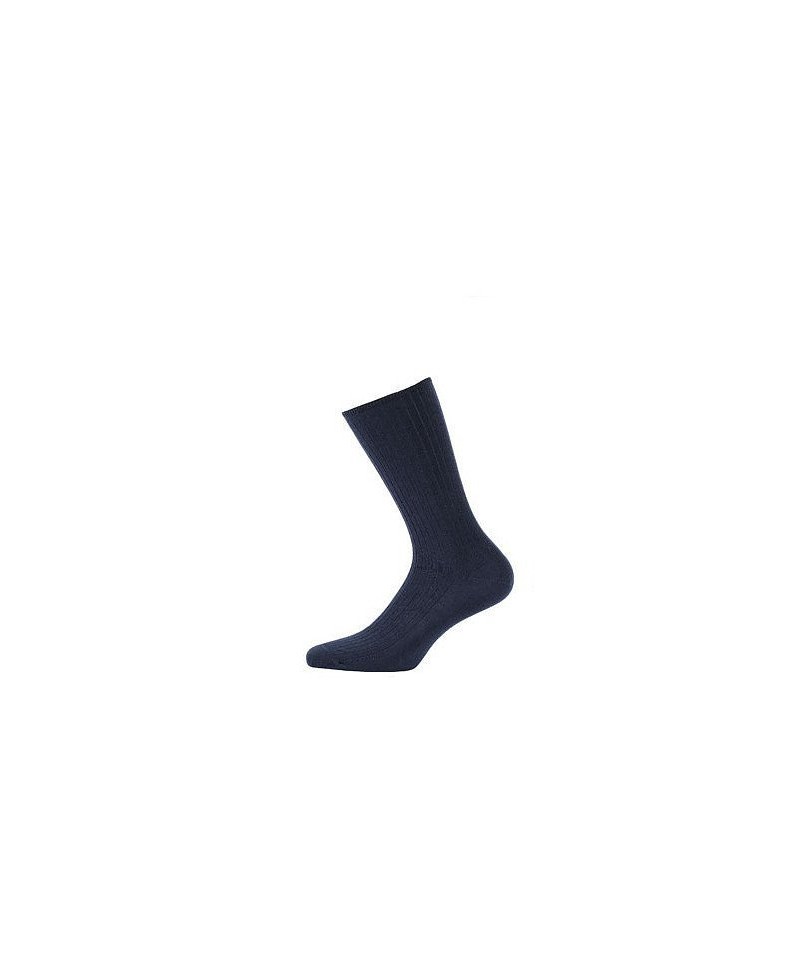 Wola Perfect Man Comfort W94.F06 Pánské ponožky, Světle šedá, navy