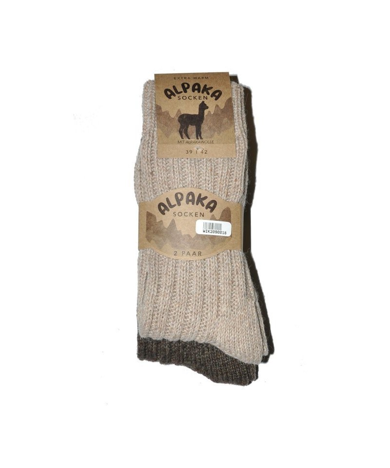 Wik Alpaka Wolle 20900 A\'2 Pánské ponožky, 43-46, černá