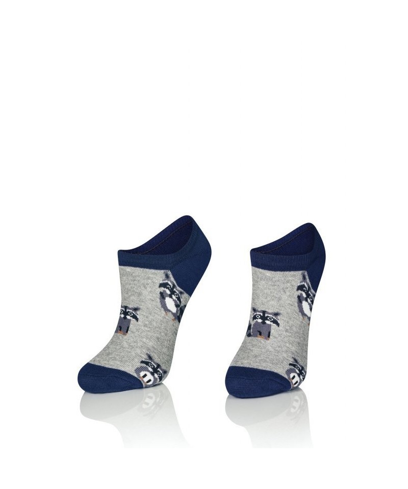 Intenso Cotton 1818 Kotníkové ponožky, 38-40, šedá