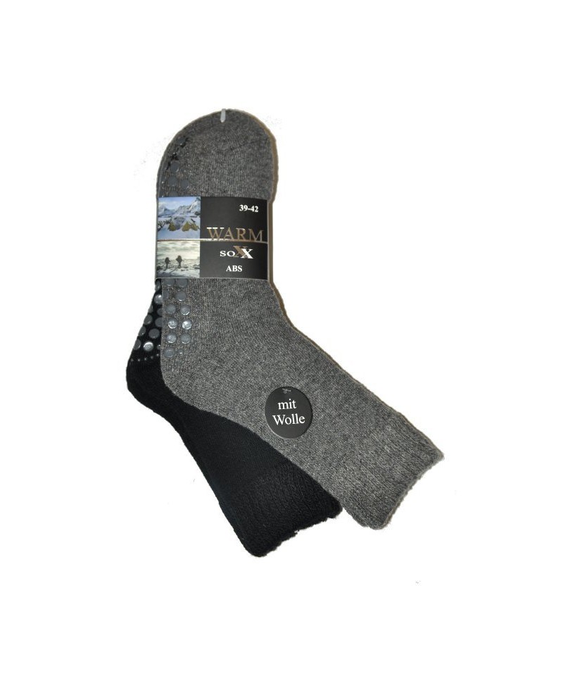 WiK 21463 Warm Sox ABS A\'2 pánské ponožky, 39-42, černá-černá