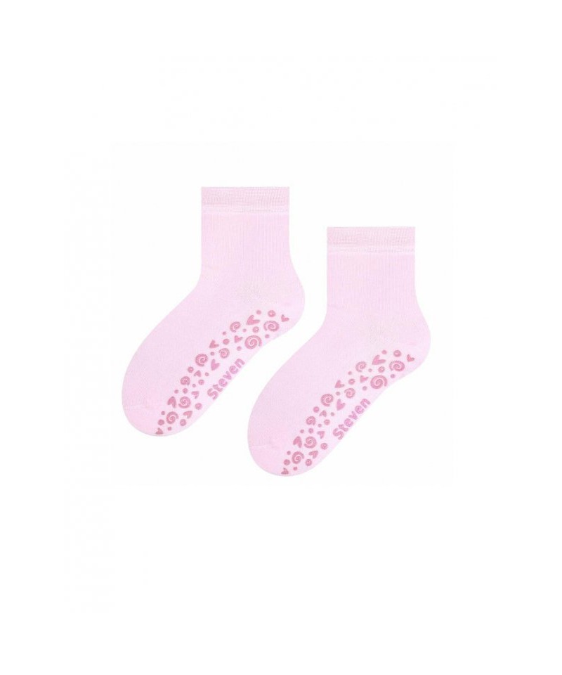 Steven 164 ABS dětské ponožky, 29-31, růžová světlý