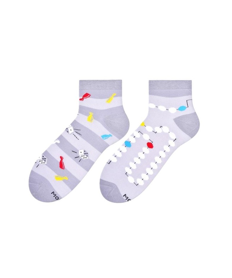 More 035 Asymetrické pánské ponožky, 39-42, světle modrá