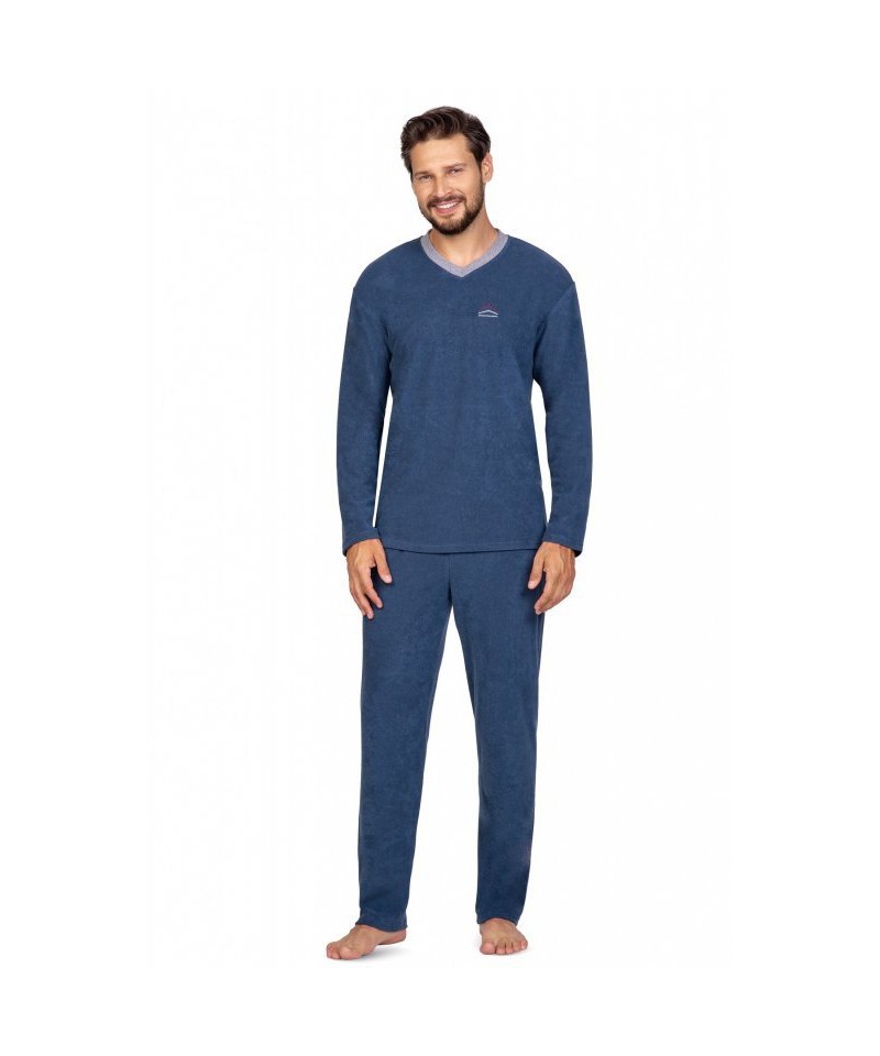 Regina 592 Pánské pyžamo, L, modrá