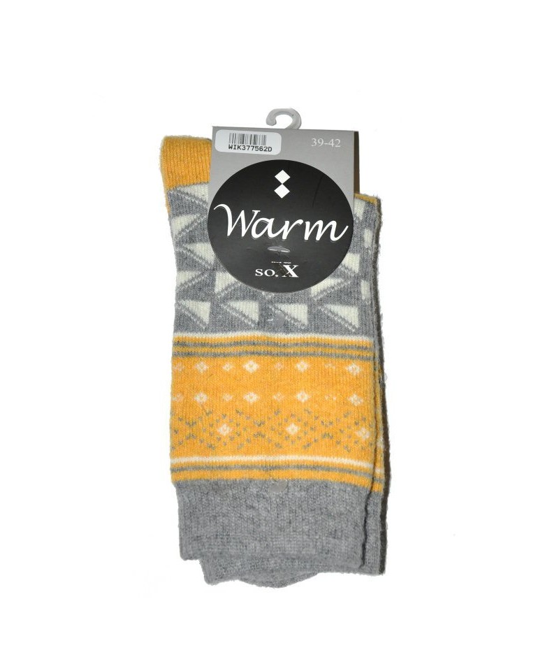 WiK 37756 Warm Dámské ponožky, 35-38, šedá