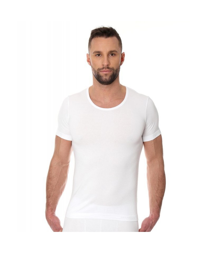 Brubeck SS 00990A bílé Pánské tričko, L, bílá
