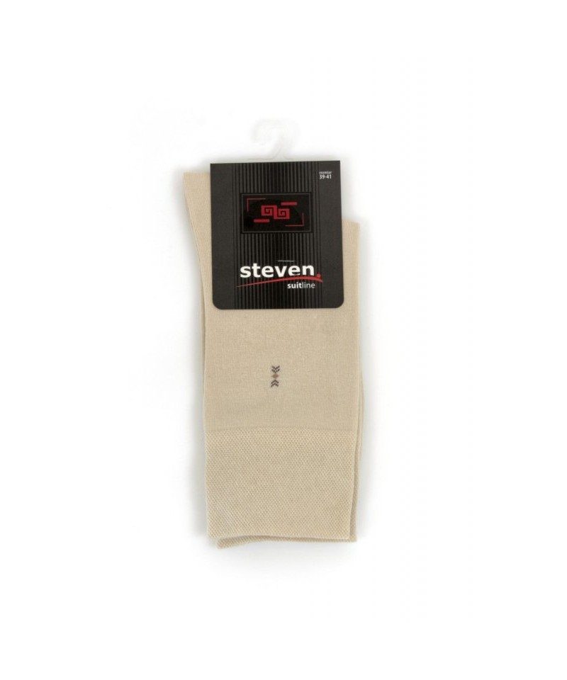 Steven 056 65 světle béžové Pánské ponožky, 39/41, béžová