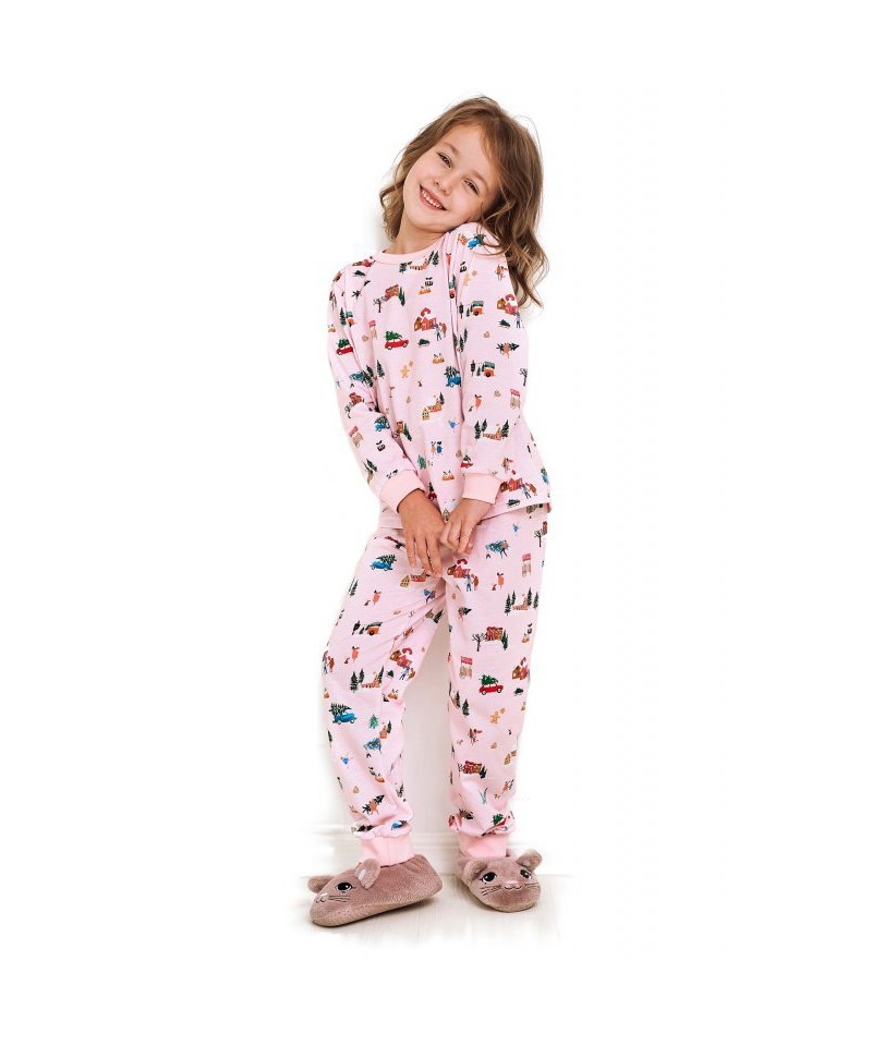 Taro Laura01 2834 Dívčí pyžamo, 134, růžová
