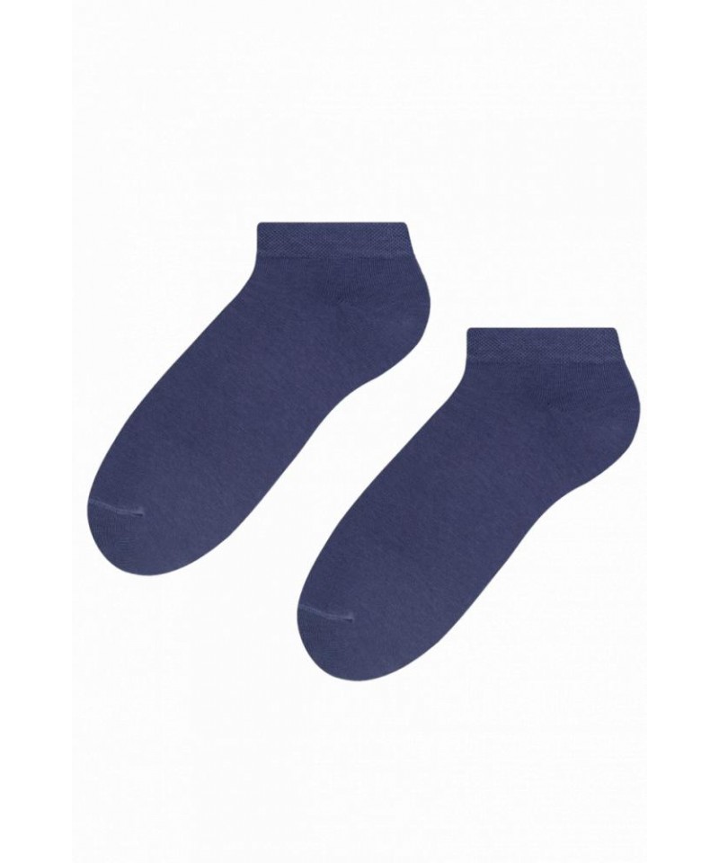 Steven 045 jeans Pánské kotníkové ponožky, 44/46, jeans