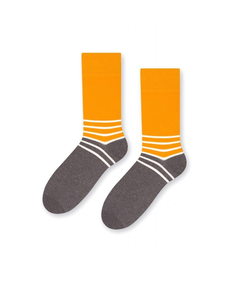 More 079 265 Two colorus žluté/šedé Pánské ponožky, 39/42, Mix