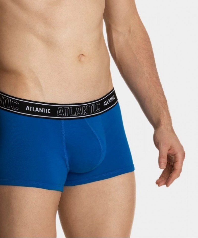 Atlantic 1191/01 modré Pánské boxerky, XL, modrá