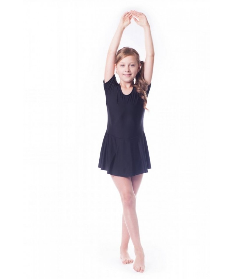 Shepa Gymnastický dres se sukní (B1), 122, černá