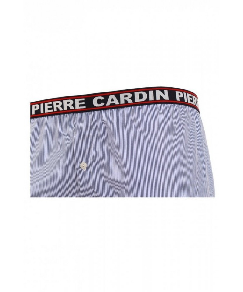Pierre Cardin P3 tmavě modré pruhy Pánské šortký, XL, modrá/vzor