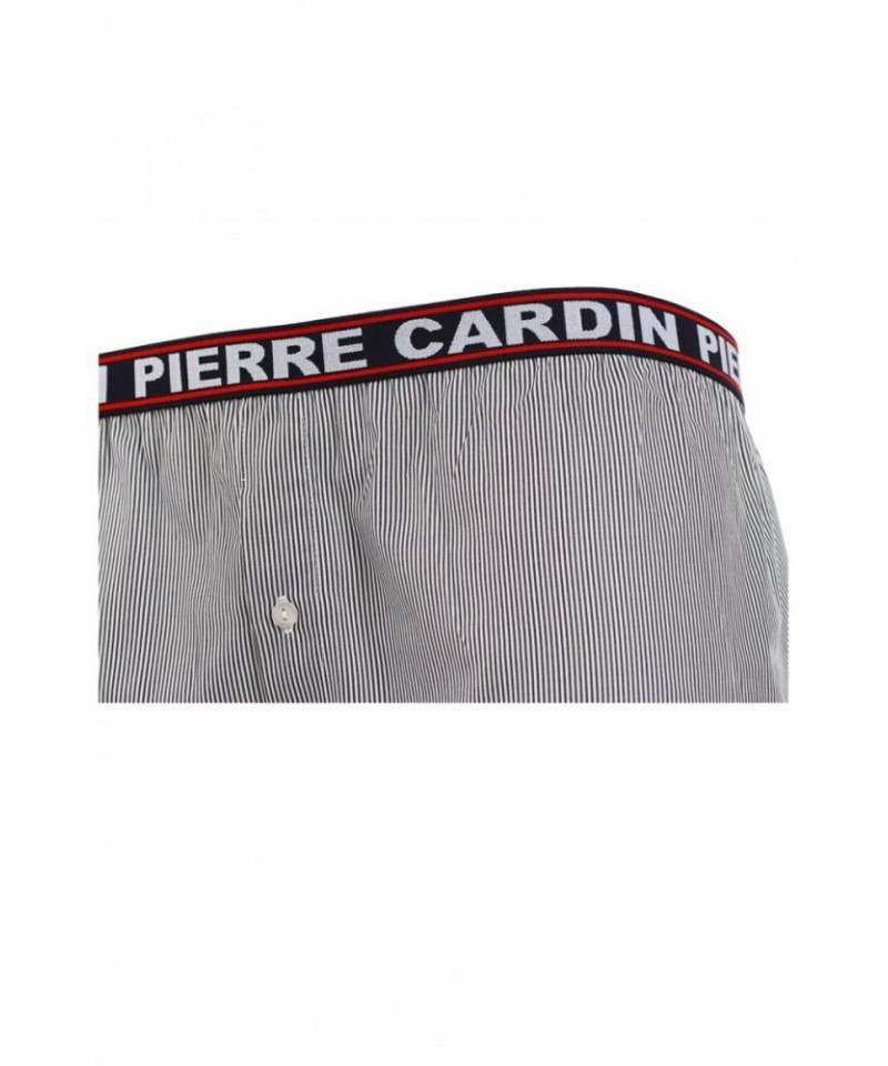 Pierre Cardin P1 černé pruhy Pánské šortký, M, černá/vzor