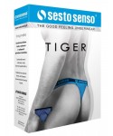 Sesto Senso Tiger tmavě modrý Pánská tanga