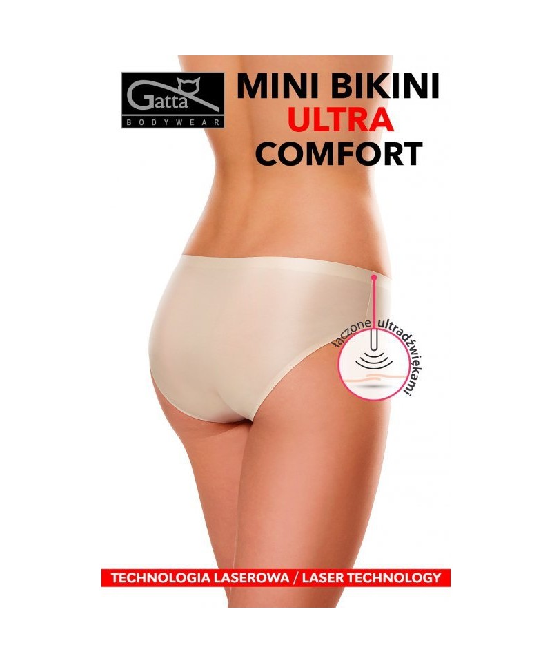 Gatta 41590 Mini Bikini Ultra Comfort dámské kalhotky, L, black/černá