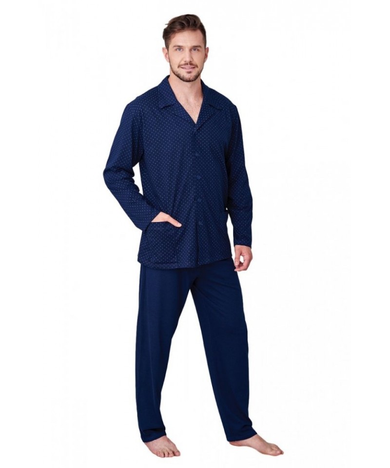 Regina 265A \'18 Pánské pyžamo plus, XXL, modrá