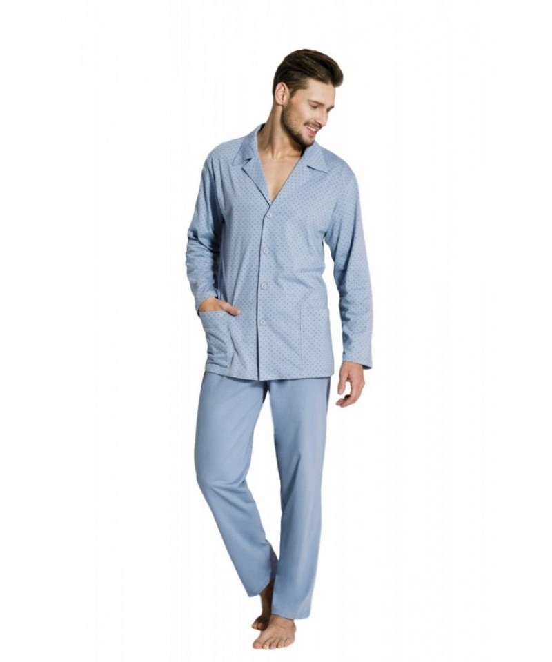 Regina 265A '18 Pánské pyžamo plus, 3XL, modrá