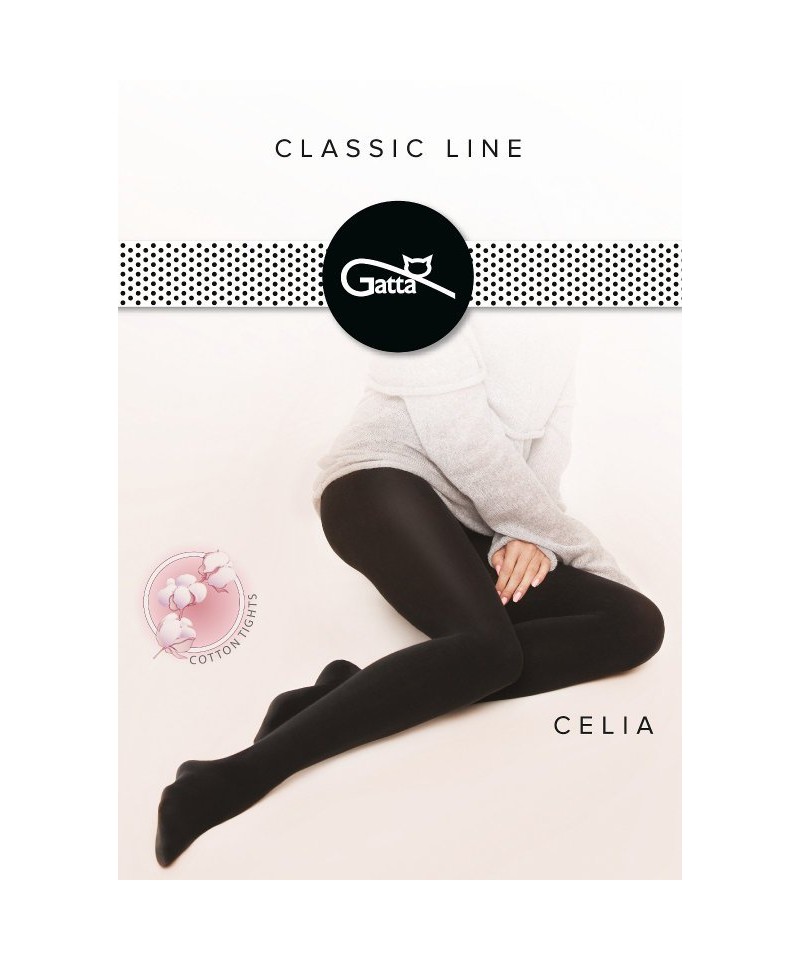 Gatta Celia punčochové kalhoty, 4-L, Blu Jeans