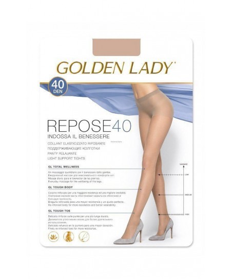 Golden Lady Repose 2-5XL 40 den punčochové kalhoty