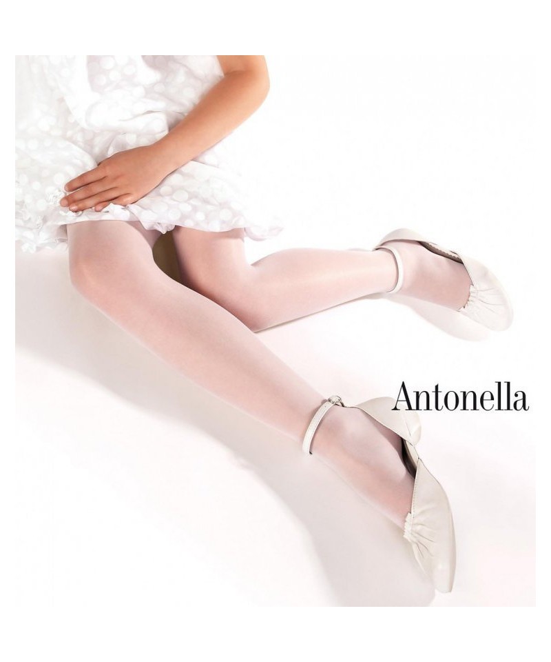 Gatta Antonella 20 den dívčí punčocháče, 140-146, bianco/bílá