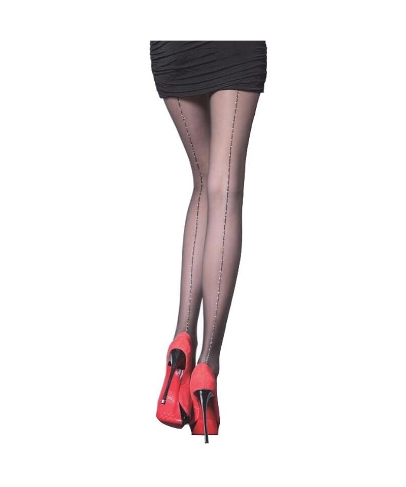 Fiore Gina Lurex 5132 20 den punčochové kalhoty, 3-M, black/černá