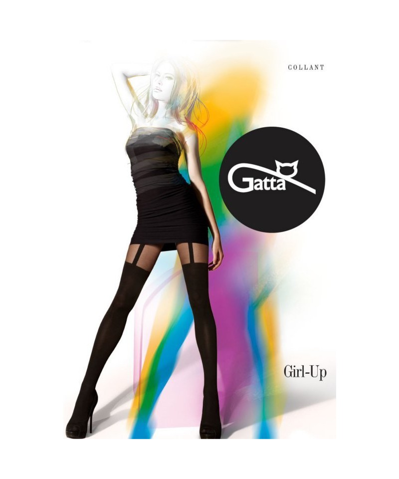 Gatta Girl-Up nr 01 punčochové kalhoty, 2-S, nero/černá