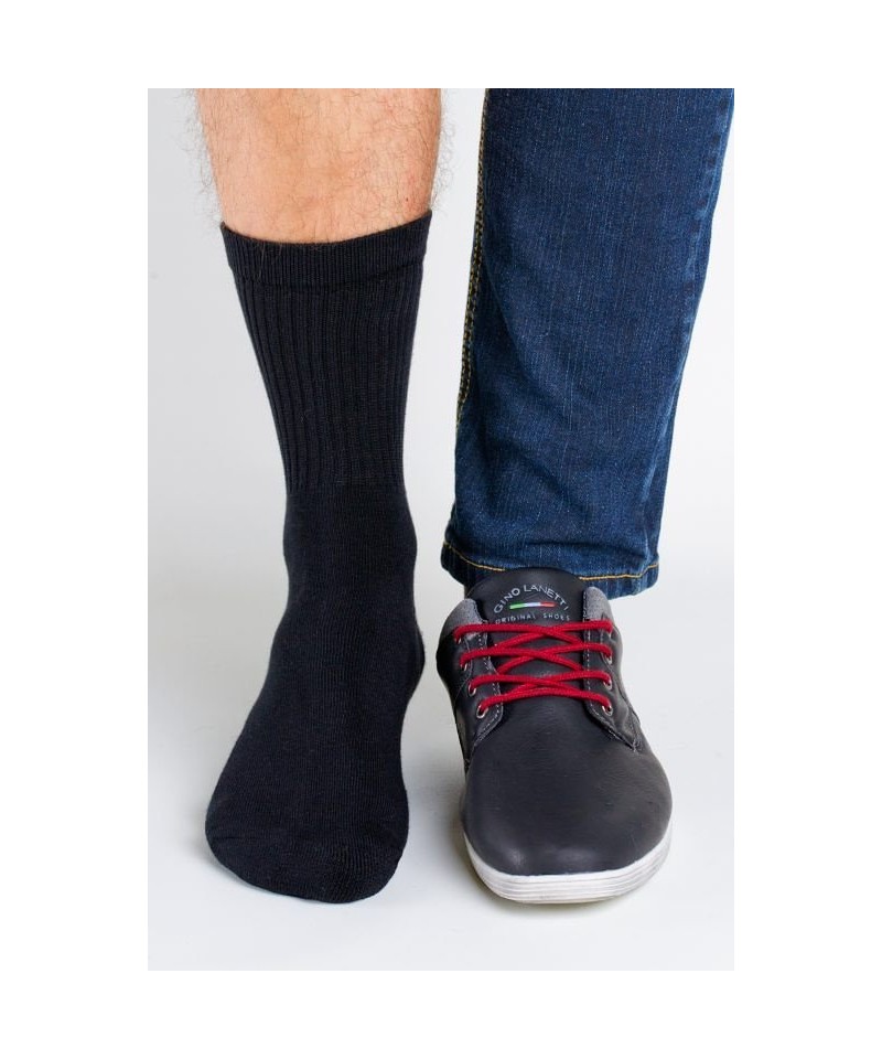 Regina Socks Polofroté Bambus Pánské ponožky, 43-46, černá