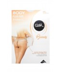 Gatta Body Plus Size 15 den for Woman XL punčochové kalhoty