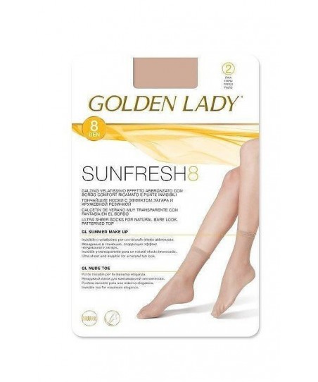 Golden Lady Sunfresh 8 den A'2 2-pack dámské ponožky,