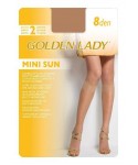 Golden Lady Mini Sun 8 den A'2 2-pack podkolenky 
