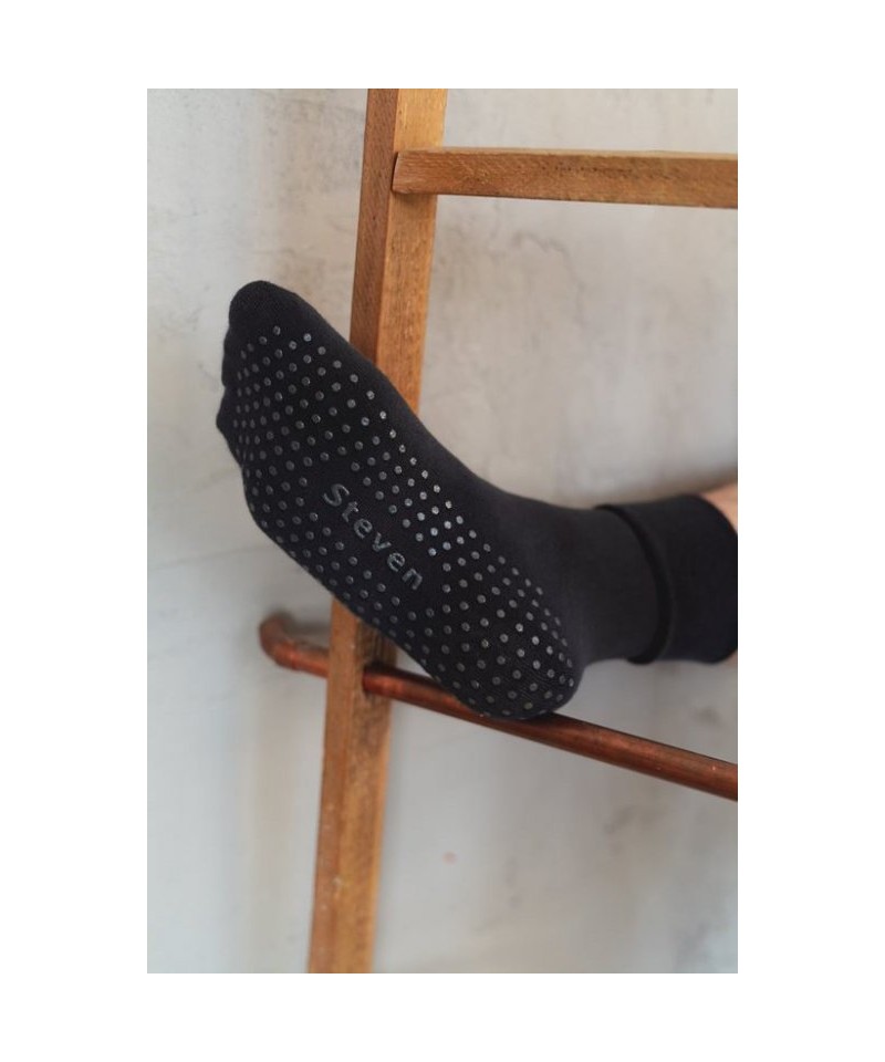 Steven frotte ABS art.013 pánské ponožky, 41-43, černá