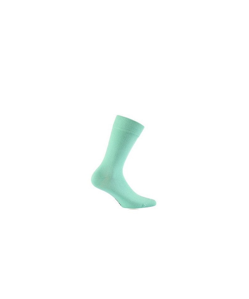 Wola Perfect Man W94.N03 Pánské ponožky jednobarevné, Světle šedá, Green