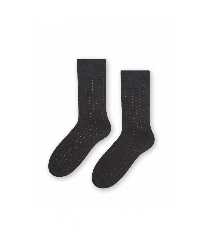Steven Suitline art.056 Pánské ponožky, 45-47, černá