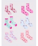 YO! Jazzy Girls SK-06 31-42 A'6 mix dětské ponožky