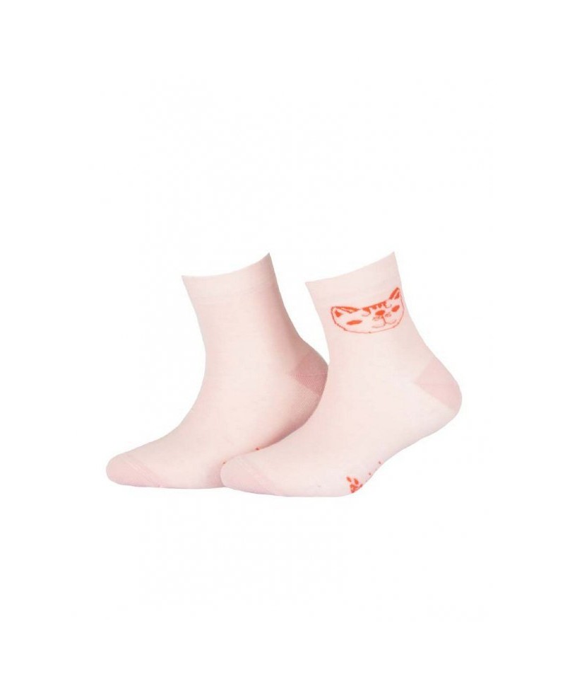 Gatta Cottoline jarní-letní vzorované G34.59N 6-11 let Dívčí ponožky, 30-32, bílá