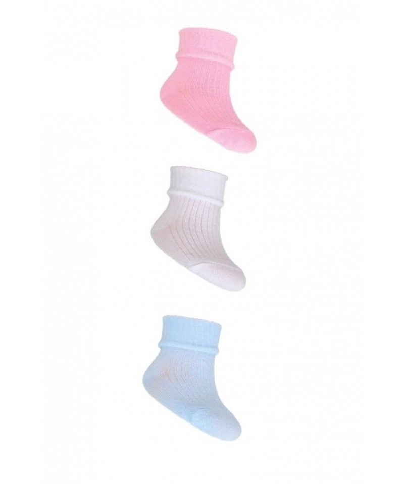 YO! SKC BUC beztlakové 0-9 m-cy Ponožky, 3-6 měsíců, white/bílá