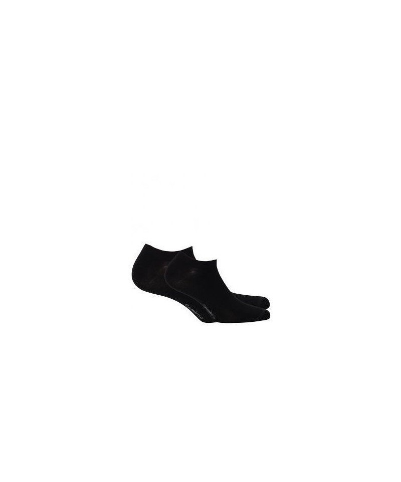 Wola W91.028 Bamboo silikon Pánské ponožky, 43-46, black/černá