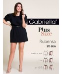 Gabriella Rubensa Plus Size 161 20 den punčochové kalhoty
