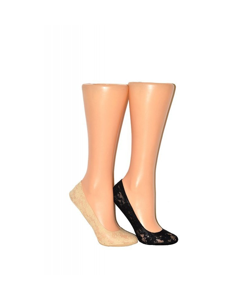 Rebeka Silikon 10920 dámské ponožky, krajka, 35-40, černá