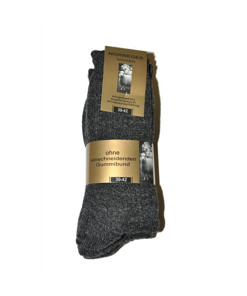 WiK 20310 Norweger Socken A\'3 pánské ponožky, 43-46, Grafitová