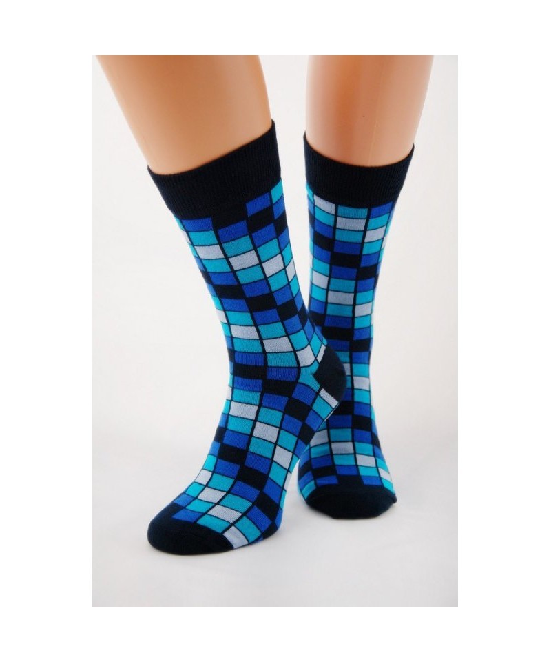 Regina Socks Bamboo 7141 pánské ponožky, 39-42, Černá-červená