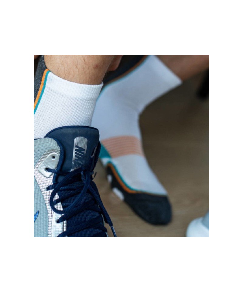 Wola Sportive W94.1N5 Ag+ Pánské ponožky, Světle šedá, Smoky