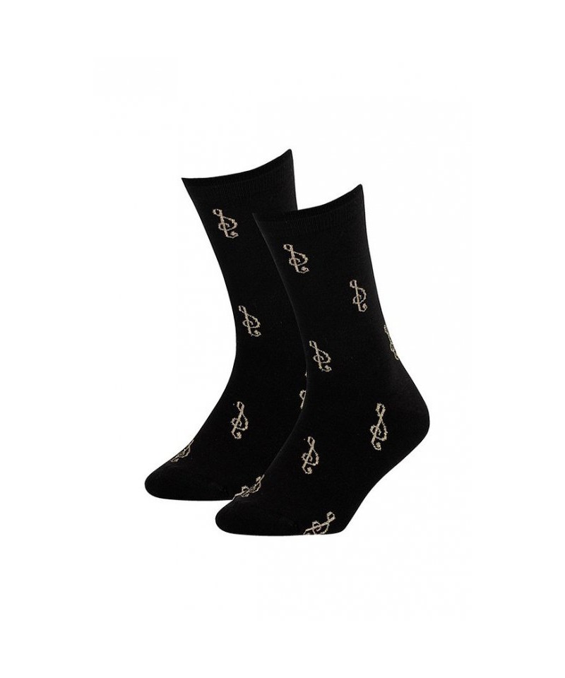 Wola Miyabi W84.142 dámské ponožky, UNI, black/lurex