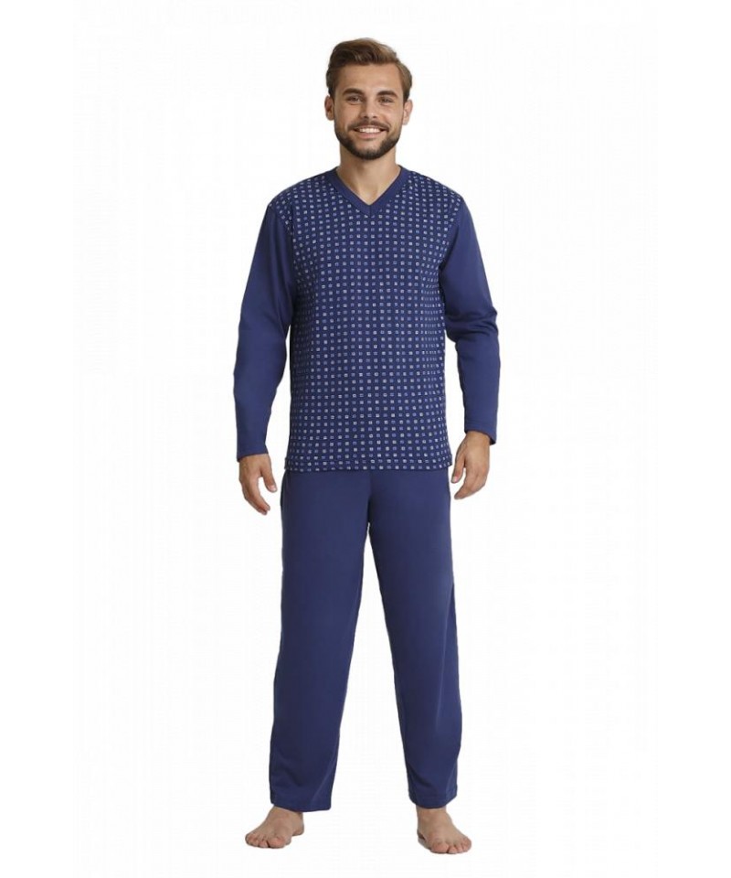 Gucio 4XL-5XL Pánské pyžamo, 4XL, mix kolor-mix vzor